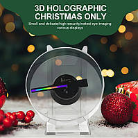 Голографический 3D проектор вентилятор с пультом дистанционного управления, 3D-шоу голограмма