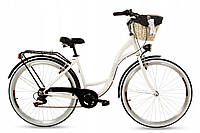 Жіночий велосипед міський Goetze Mood 28,7-передач, кошик у подарунок!