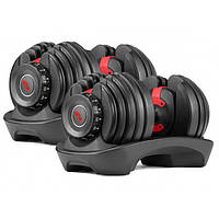 Набірні гантелі Bowflex SelectTech 552i (2-24 кг) 2 шт.