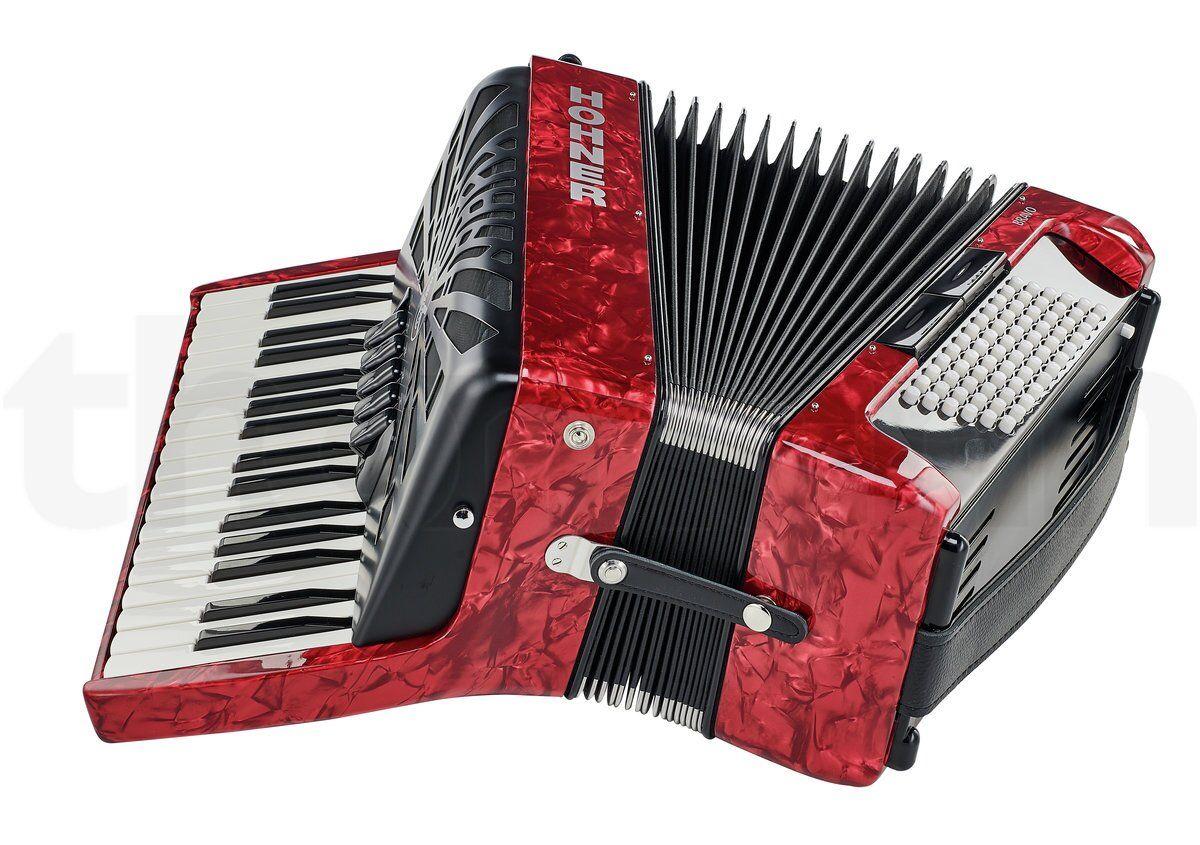 Аккордеон Hohner Bravo III 72 Red silent key - фото 5 - id-p2068609879