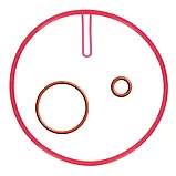 Ремкомплект бойлера кавомашин Saeco Royal, 140324559, фото 5