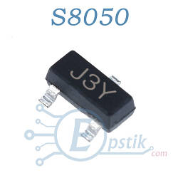 S8050 (J3Y) транзистор біполярний NPN 40В 0.5А SOT23