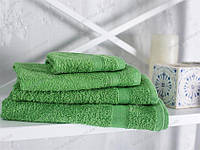 Полотенца махровые гладкокрашеные green