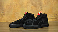 Зимові Кеди VANS  Sk-8 Hi  all black р.40-45