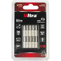 Биты TORX-proof 10×25мм ¼" 10шт S2 (блистер) ULTRA (4015752)/s42586