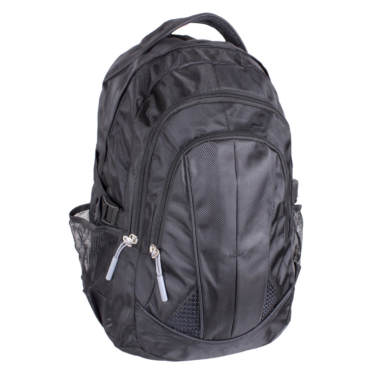 Рюкзак текстильний міський 1-3837 чорний, фото 1