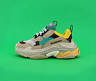 Взуття Balenciaga Triple S Beige/Green/Yellow 40