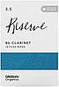 Тростини для кларнету D'Addario ORGANIC RESERVE BB CLARINET #3.5 - 10 PACK, фото 3
