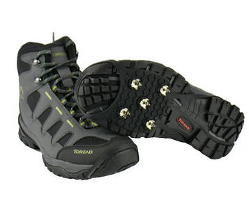 Протектори антиковзні, кішки з 5 шипами, льодоступи універсальні (розмір 36-42) 12005.PeremogaUA