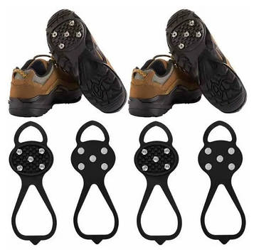 Кішки з 5 шипами антиковзкі протектори, льодоступи універсальні (розмір 36-42) 12005.PeremogaUA