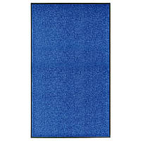 Дверний Килимок Придатний для Прання Синій 90x150 см