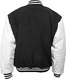 Куртка бомбер Mil-Tec NY Baseball - Чорний з білим 10370002 розмір ХS, фото 5