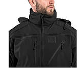 Куртка Софтшелл Mil-Tec SCU 14 Black 10864002 - М, фото 6
