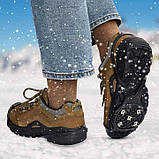 Льодоступи універсальні, кішки з 5 шипами антиковзні протектори (розмір 36-42) 12005, фото 3