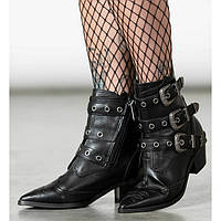 Жіночі черевики KILLSTAR Вініфред Чорний колір new rock demonia buckles ковбойки пряжки