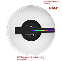 Проектор-голограмма 3D LED экран вентилятор с Wi-Fi Светодиодный голографический, Лазерный 3D проектор