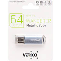 Флешка, USB накопичувач Verico USB 64Gb Wanderer SkyBlue 600784
