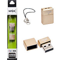 Флешка, USB накопитель Verico USB 32Gb MiniCube Gold 608797