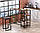 Барний стіл зі стелажем BSS-110 TM Loft design, фото 5