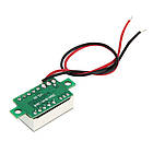 Цифровий вольтметр постійного струму 4,5-30 В DC Синій автономний VOL002, фото 7