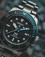 Мужские наручные часы дизайн Rolex Submariner от Seiko (Сейко ) Prospex SNE575P1 PADI Solar Divers 200m