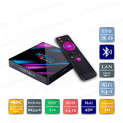 Смарт-Віташка H96 MAX 4/64 Гб Smart TV Box Android