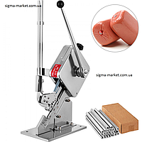 Высококачественная ручная U-образная машинка для стрижки колбас с 2 коробками зажимов (1000 шт.)