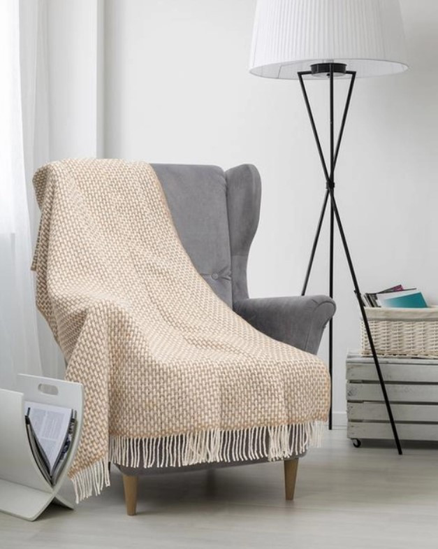 Бавовняний плед Vladi Валенсія Boucle 200х220, фото 1