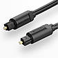 Кабель оптичний Toslink S/PDIF мультимедійний аудіо Vention Optical Fiber Audio Cable (1.5 м). Black, фото 2