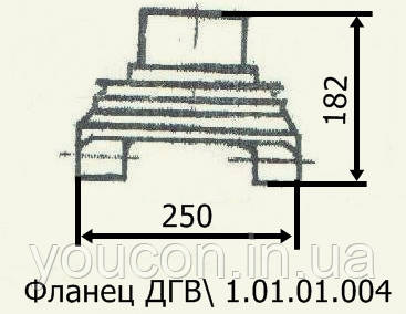 Фланець ДГВ 1.01.01.004 Стакан передній