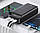 Повербанк із ліхтариком 50000 мА·год 3x USB Remax RPP-185 Black, фото 4