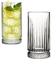 Набір 4 скляних високих склянки Elysia 445 мл