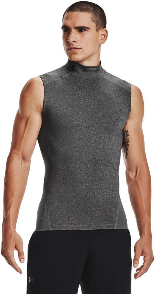 Майка компресійна чоловіча Under Armour Men's HeatGear® Mock Sleeveless (1361521-090)