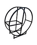 Кована дровниця для каміну, бані, печі, фото 3