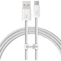 Кабель зарядный Baseus Dynamic Series USB to Type-C 100W 1м White (CALD000602)