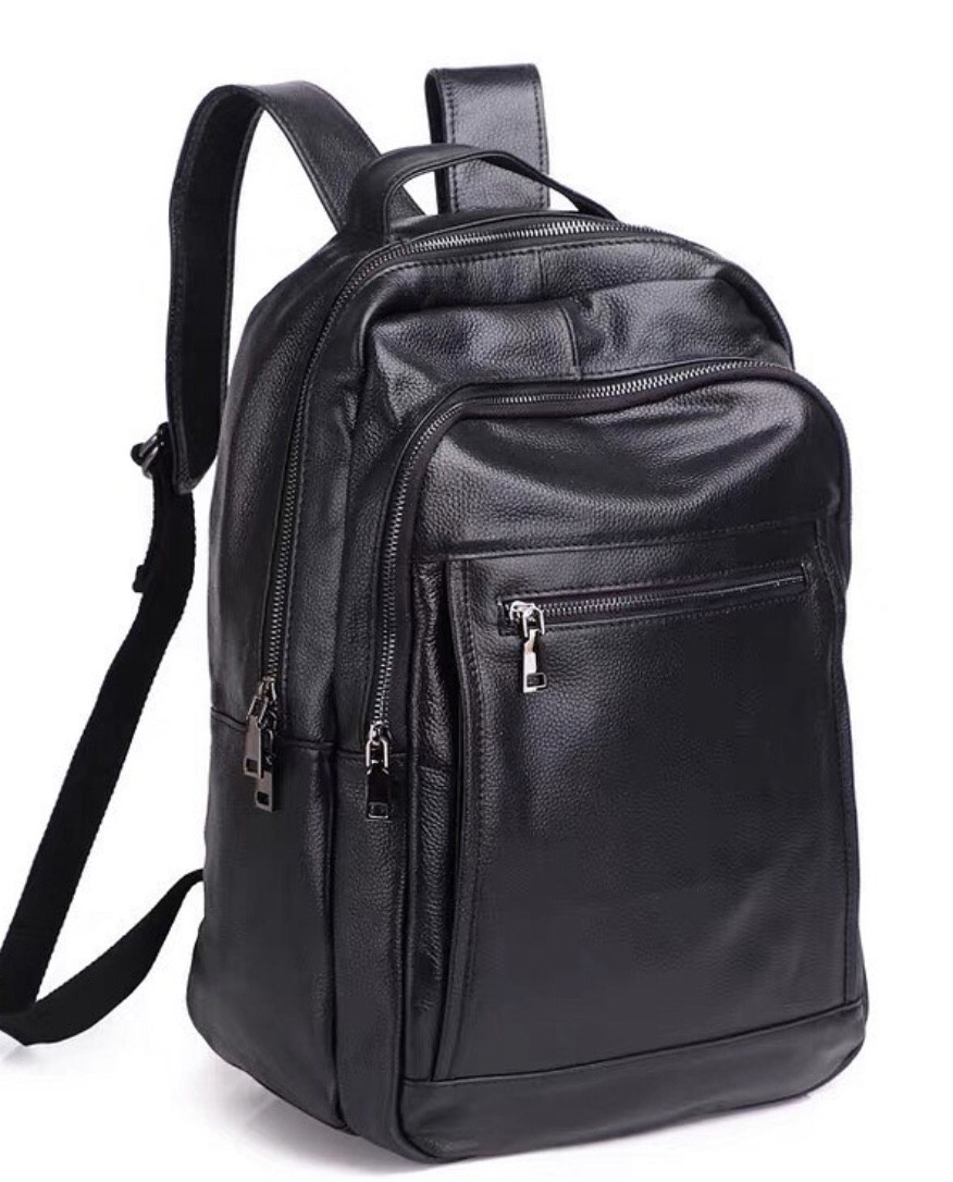 Чоловічий шкіряний рюкзак Keizer K1519-black