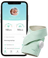Электронная няня OWLET Smart Sock 3, монитор дыхания, мятный ECS