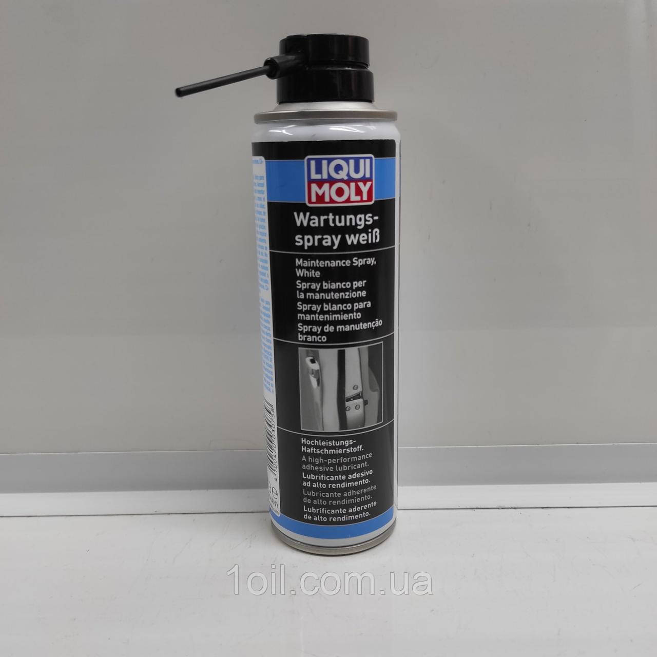 Грязевідштовхуюче біле мастило Liqui Moly Wartungs-Spray weiss 0,25мл ...