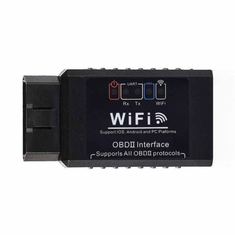 Діагностичний автомобільний сканер ELM327/ART: 2714 OBD II WiFi iOS Android Чорний, фото 1