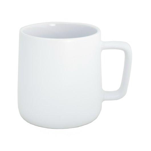 Чашка керамічна матова LINDA 350 мл біла, фото 1