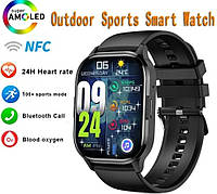 Smart watch SENBONO 2024/Яскравий AMOLED еаран смарт часы/смарт годинники Безрамковий екран 2.01
