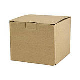 Подарункова коробка для чашки з блюдцем АЛЬТО коричнева, фото 2