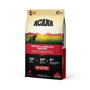 Сухий корм для собак ACANA Sport&Agility Recipe для активних з м'ясом курчати 11.4 кг, фото 1