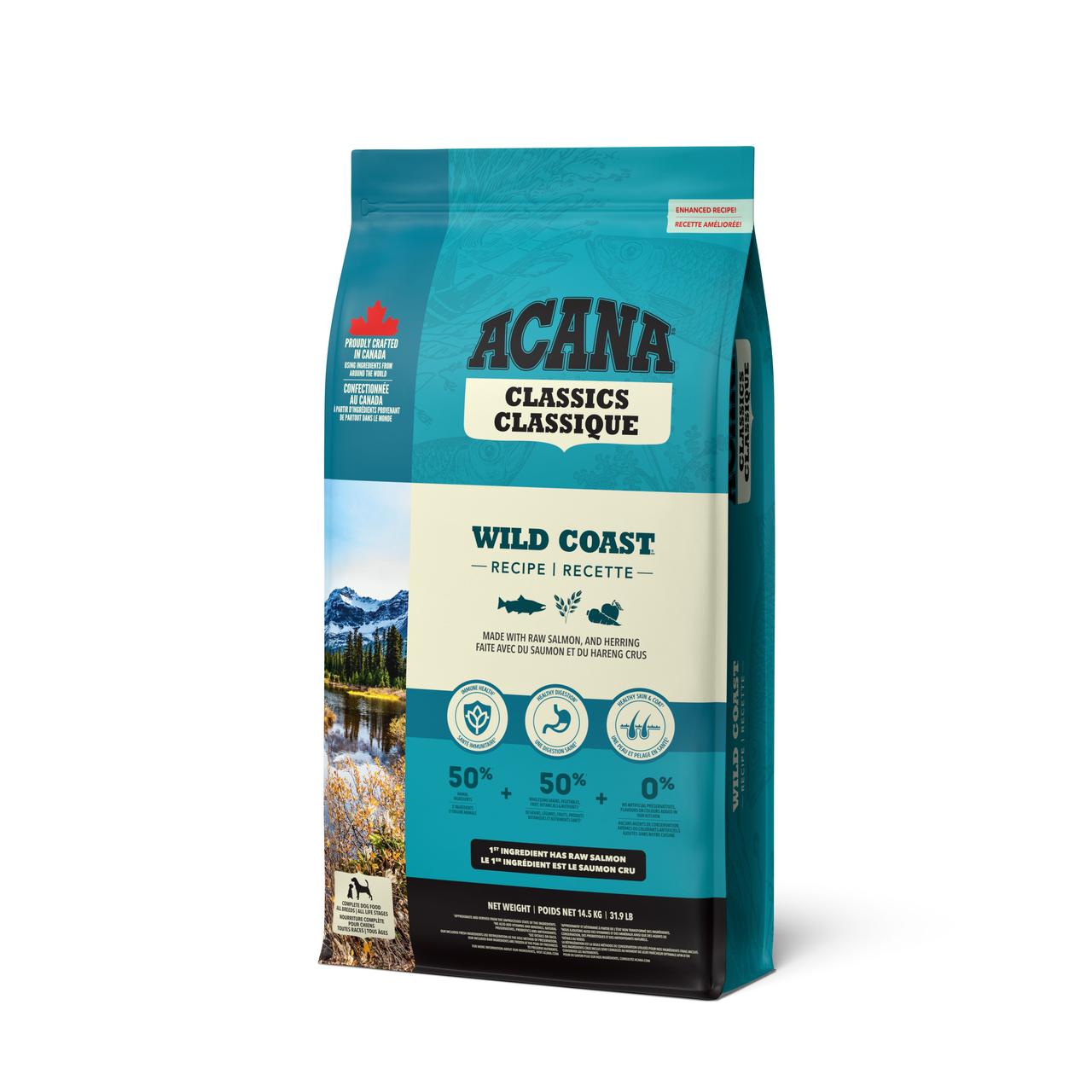 Сухий корм для собак ACANA Wild Coast Recipe з рибою 14.5 кг