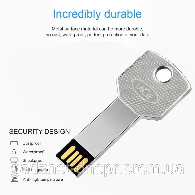 Флешка. 128 GB. USB Накопитель. Флеш-накопитель в виде ключа. JASTER - фото 2 - id-p2068822879