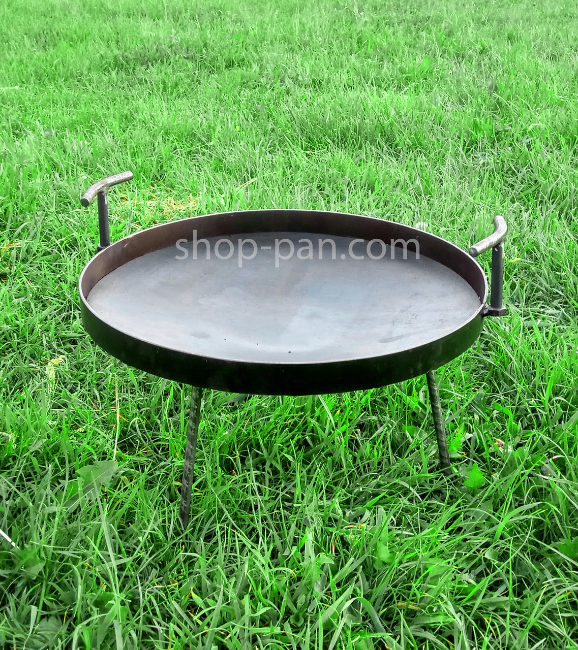 Сковорода борони 40 см, з диска, для пікніка туристична, для мангала, фото 1