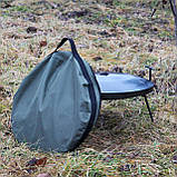 Сковорода з Б/У диска борони 60 см з бортом кришкою й чохлом, фото 10