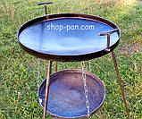Сковорода з диска + підставка для розведення вогню (садж), фото 3