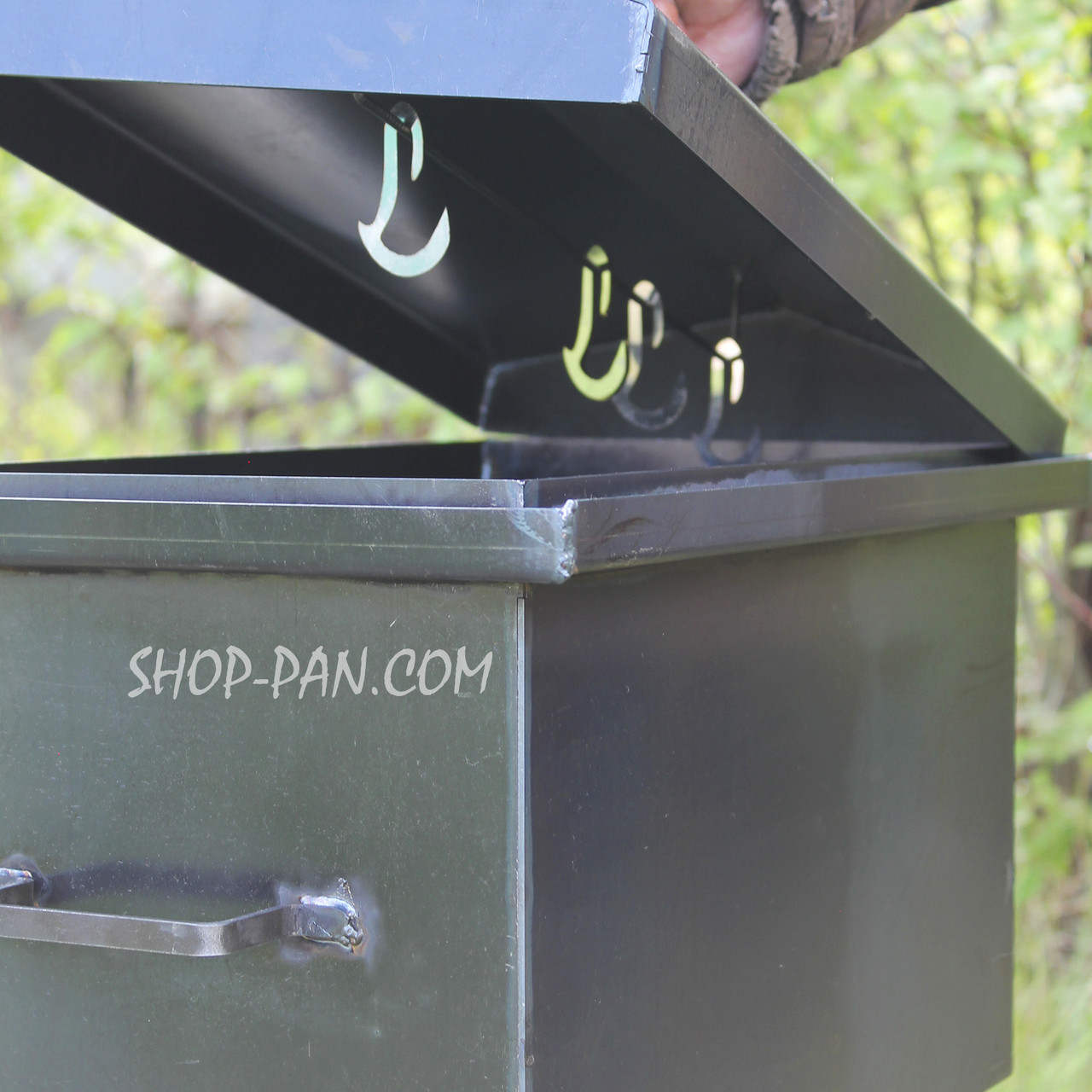 Коптильня гарячого копчення з термометром, фото 1