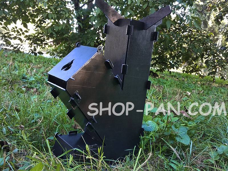 Турбо піч для кемпінгу велика, фото 1